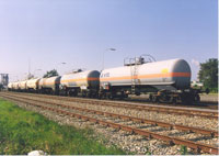 Chlorine of Akzo Nobel Base Chemicals is carried by train in the Netherlands, Germany and Sweden.