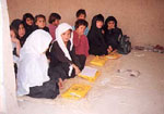 Schoolkinderen in Noord Afghanistan